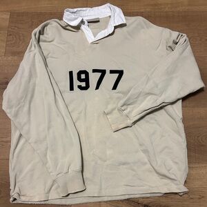 Fear of God Essentials Rugby 1977 Long Sleeve Size XS